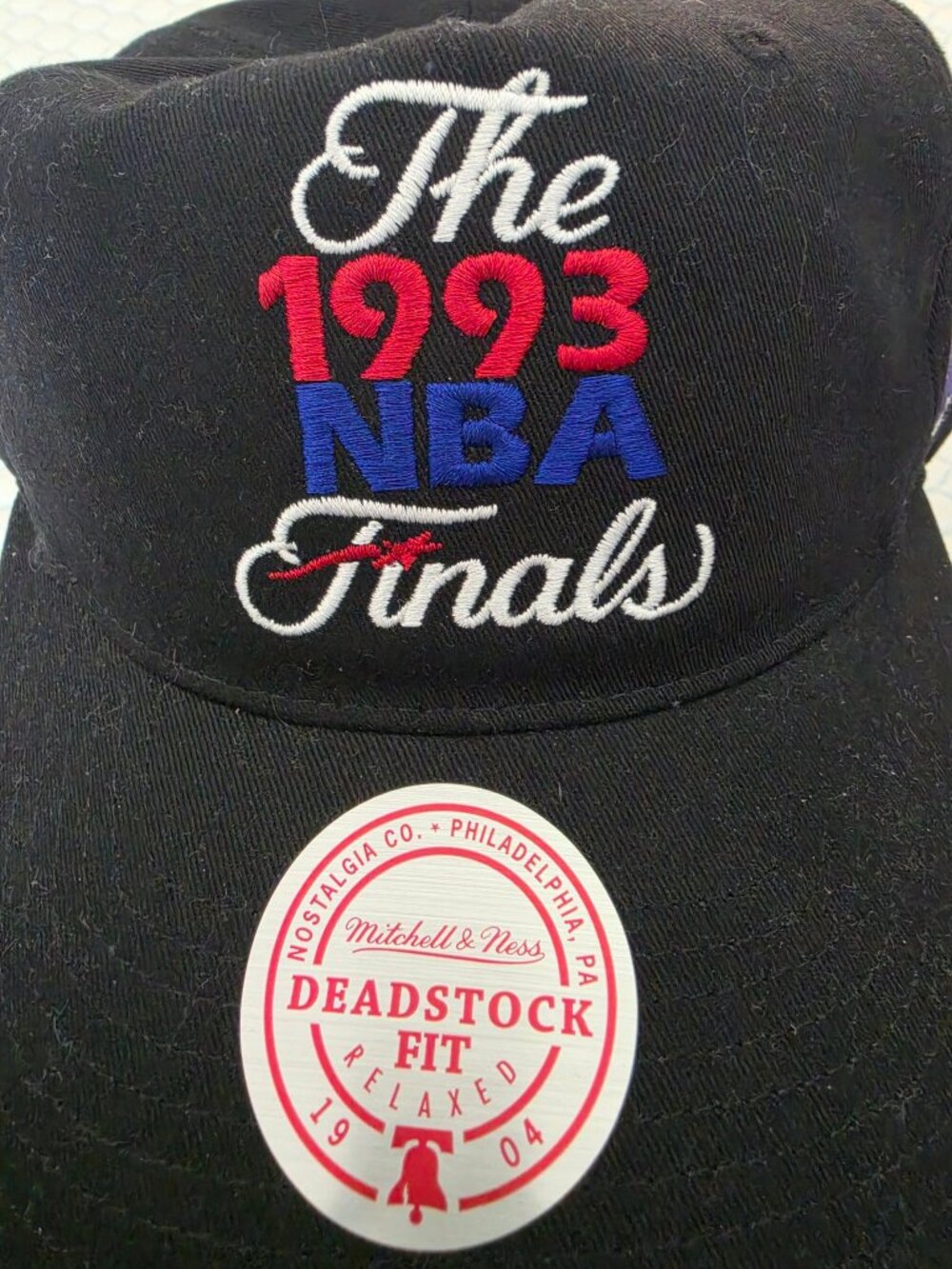 Mitchell & Ness Chicago Bulls 1993 NBA Finals Origins Snapback Hat Black OSFM NW